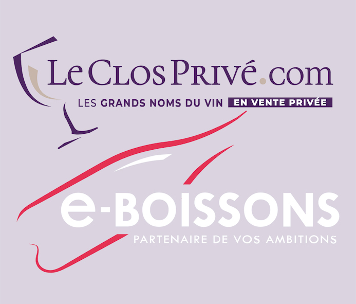 logos Le Clos Privé et e-Boissons