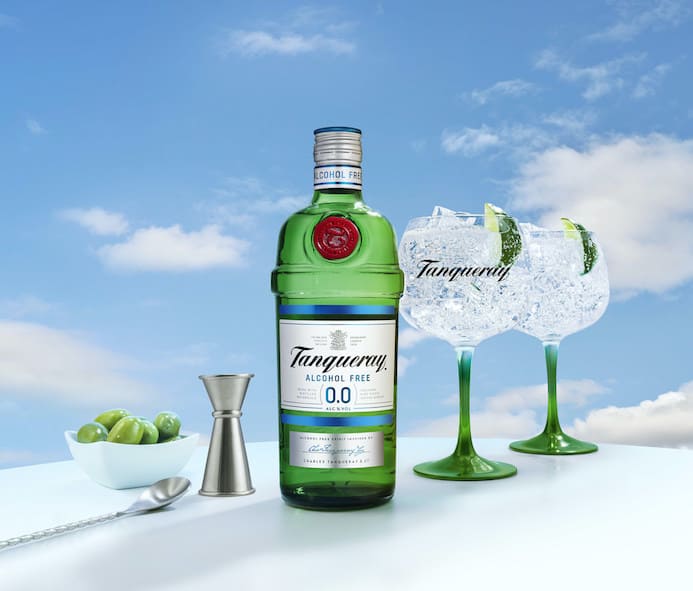 bouteille Tanqueray 0.0