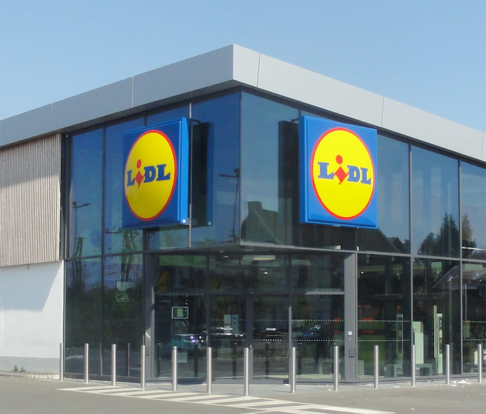 devanture magasin Lidl