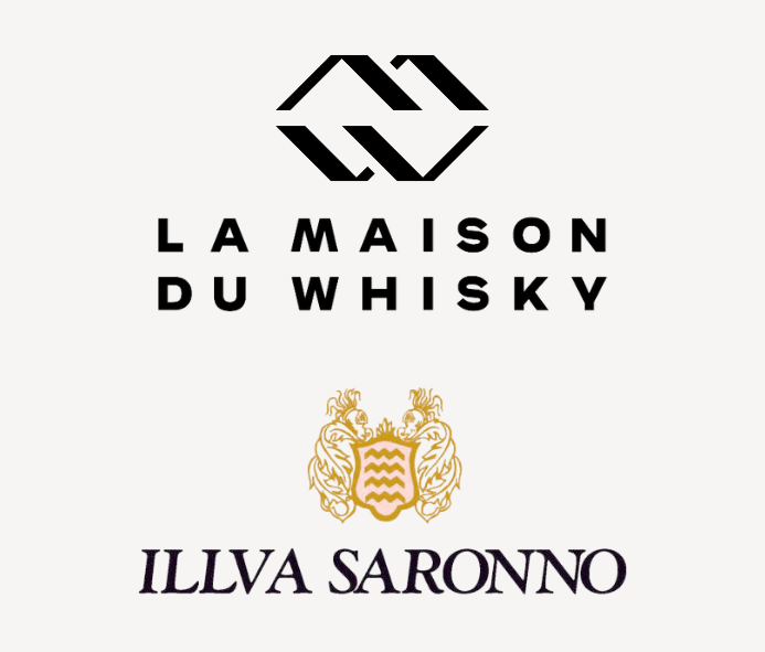 logos La Maison du Whisky et Illva Saronno